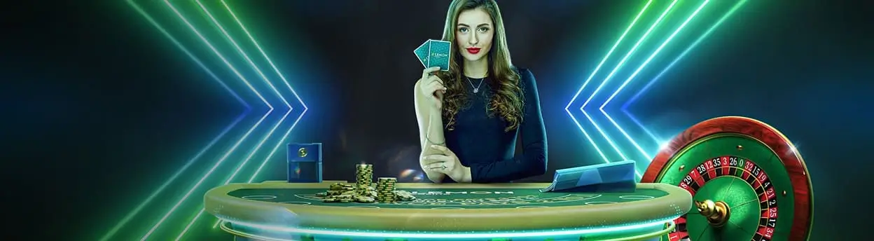 Lemon Casino roulette table with live dealer